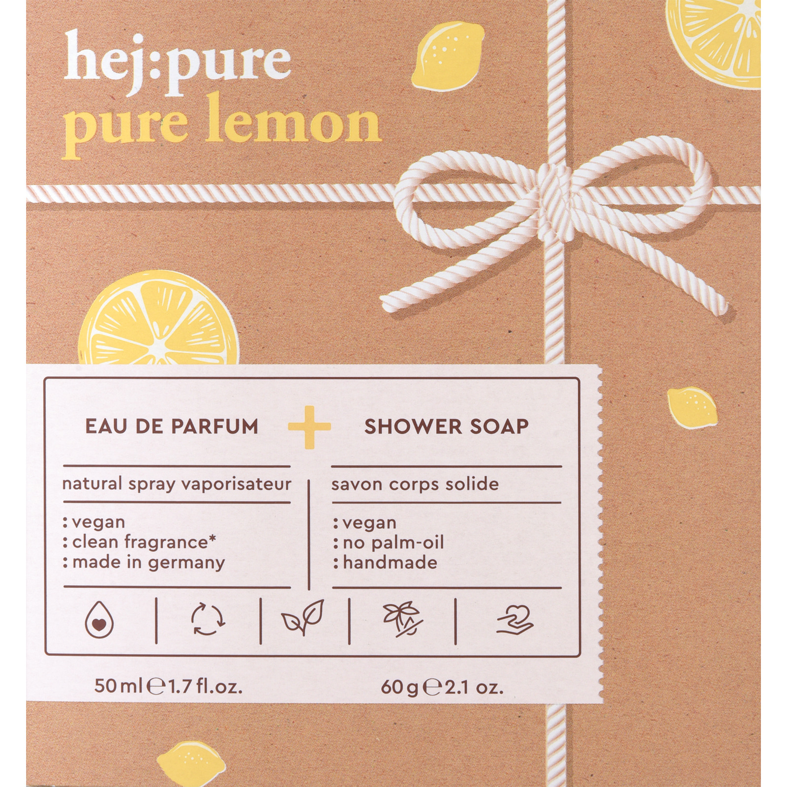 Hey:pure Pure Lemon Duftset, 2-teilig
