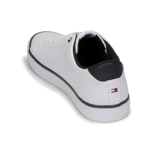 Tommy Hilfiger - TH HI VULC CORE LOW LEATHER - Blanc