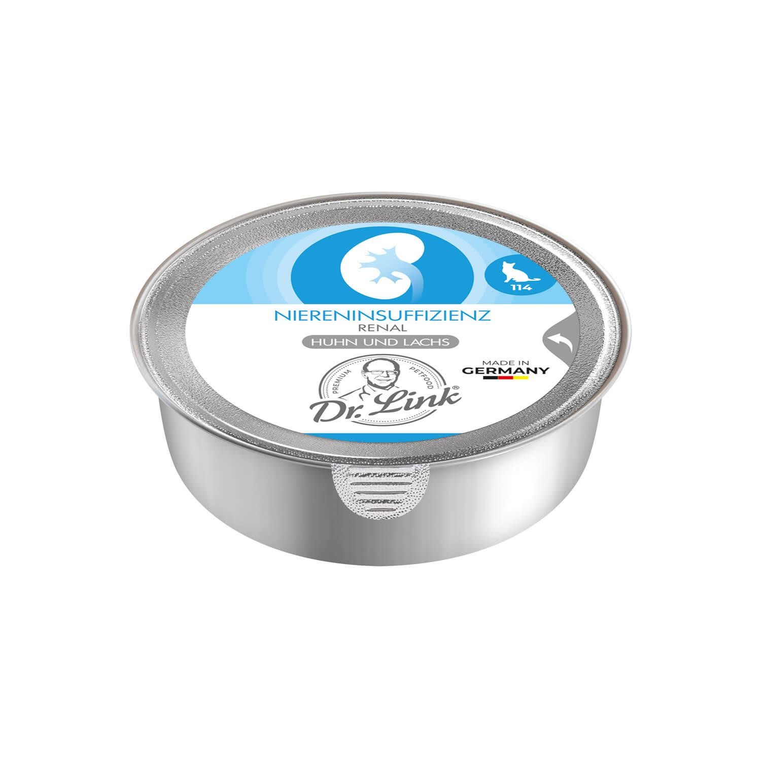 Dr. Link® SPEZIAL-DIÄT Huhn und Lachs Katzenfutter 12x85g =1,02 kg MHD:2.12.24