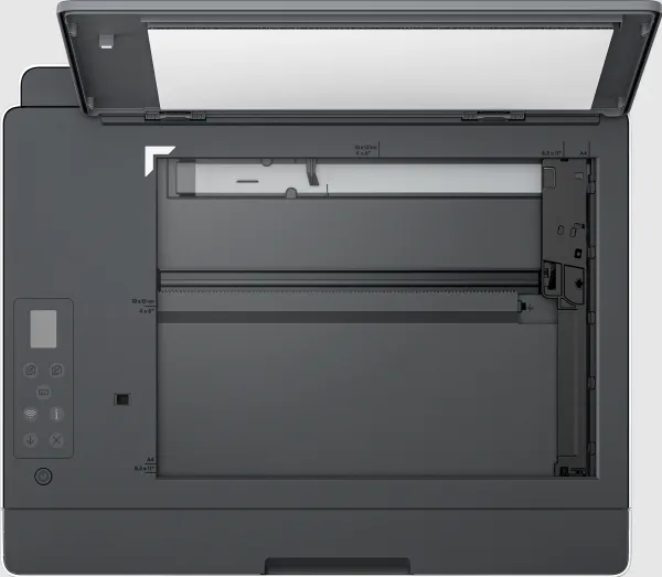 HP Smart Tank 5105 All-in-One - Multifunktionsprinter - farve - blækprinter - kan genopfyldes - Legal (216 x 356 mm) (original) - A4/Legal (medie) - op til 10 spm (kopiering) - op til 12 spm (udskriver) - 100 ark - USB 2.0, Wi-Fi(n), Bluetooth - lys