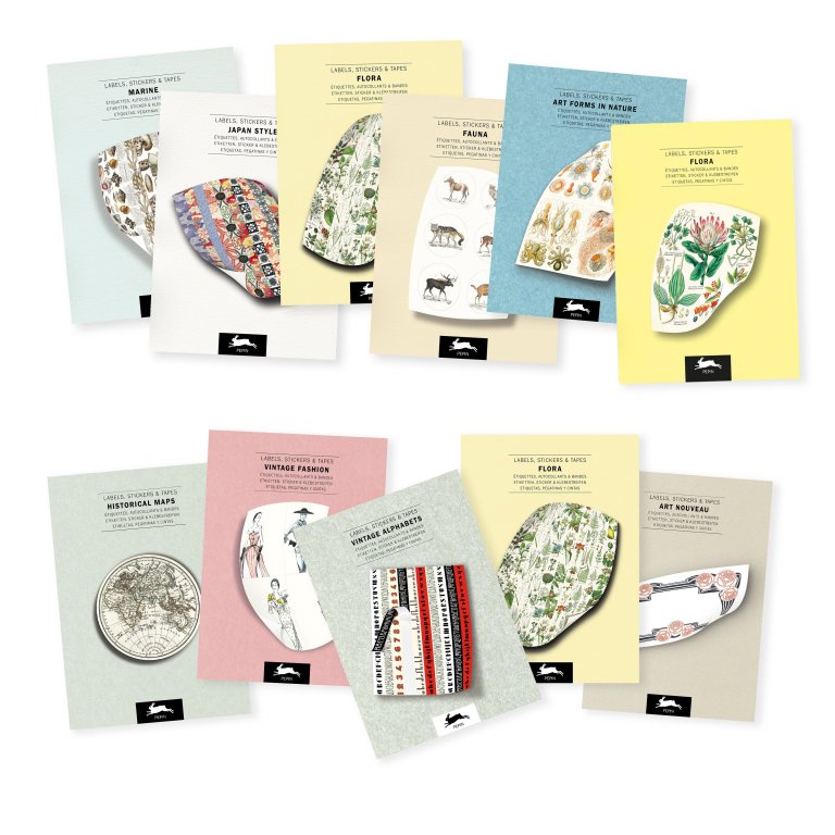 Pepin Label- und Stickerbuch