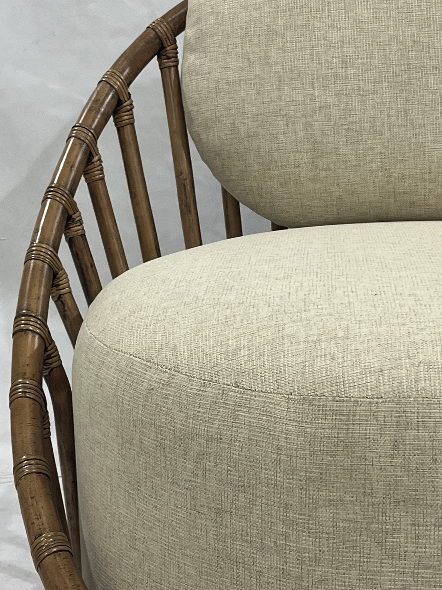 Sessel 'Coubelle', braun, creme, B 76 cm, T 79 cm, H 72,5 cm von fischer's lagerhaus