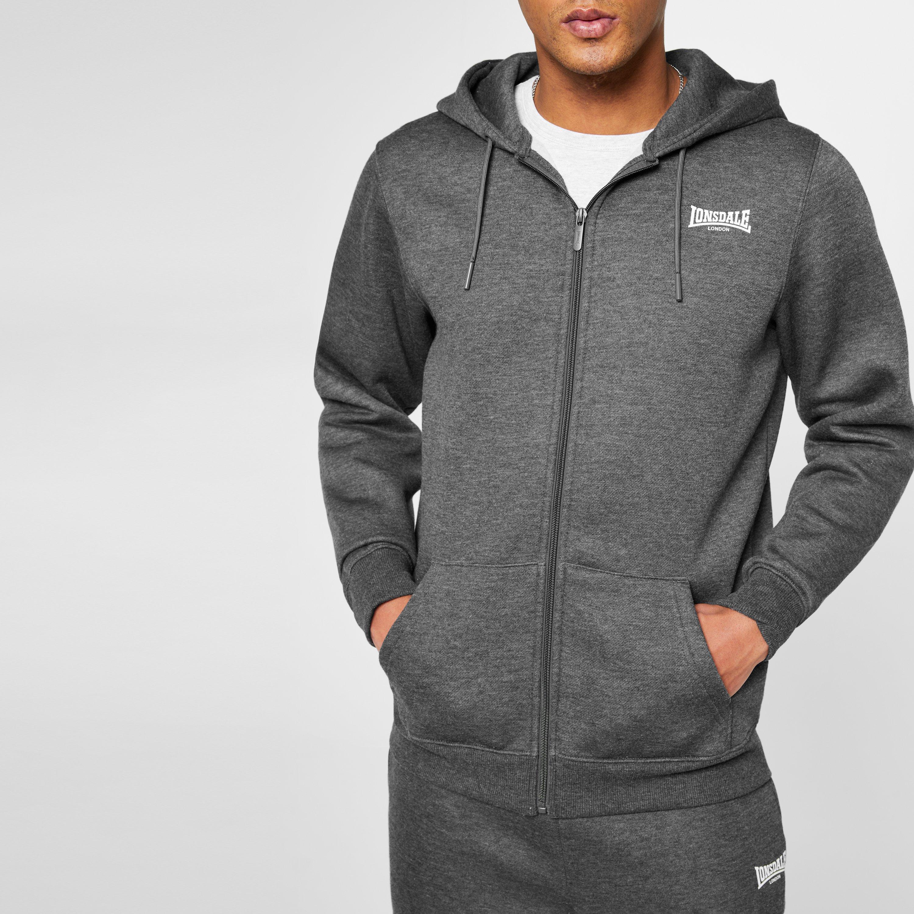 Lonsdale Essential Zip Hoodie Mens