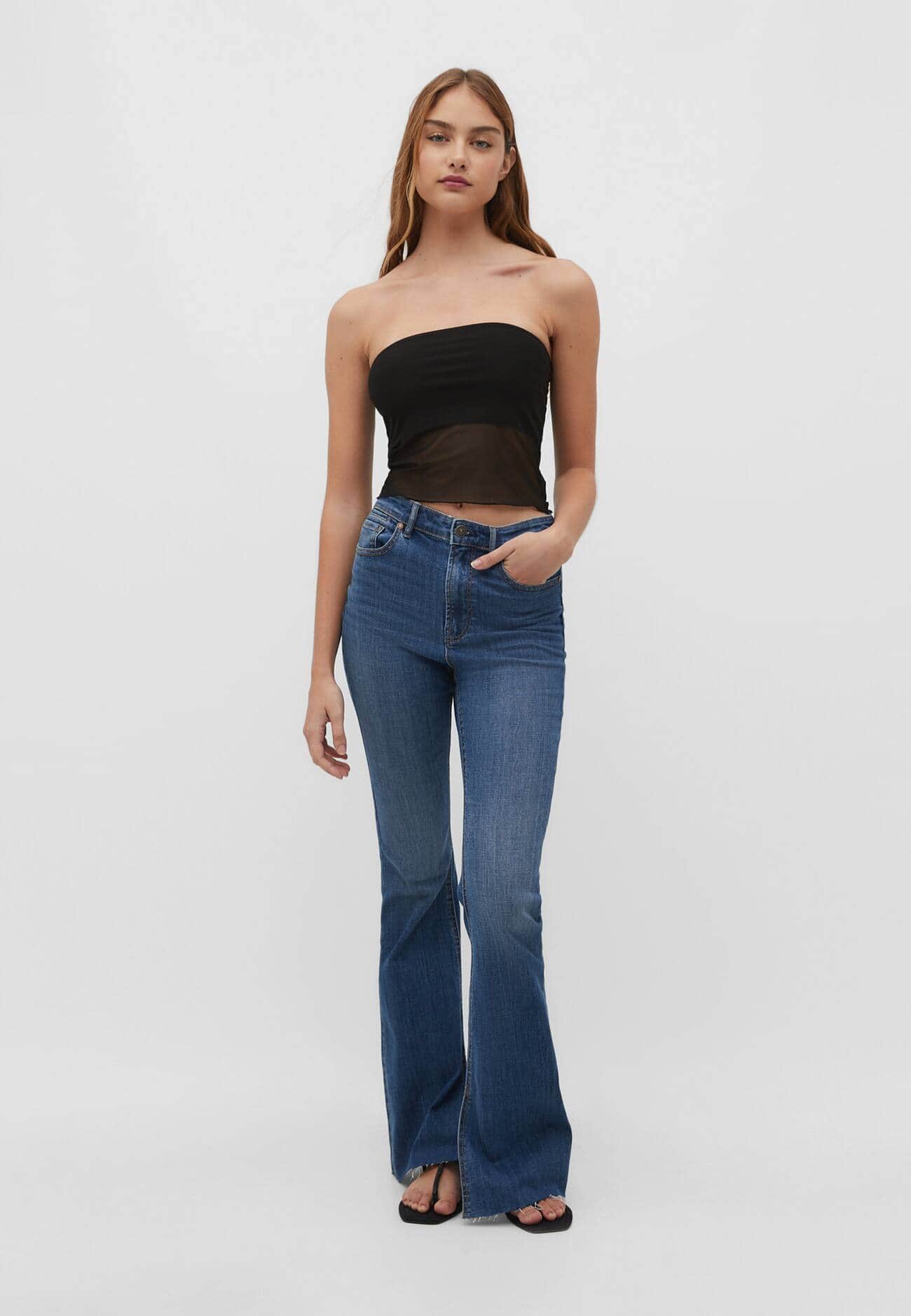 Top bandeau de tule