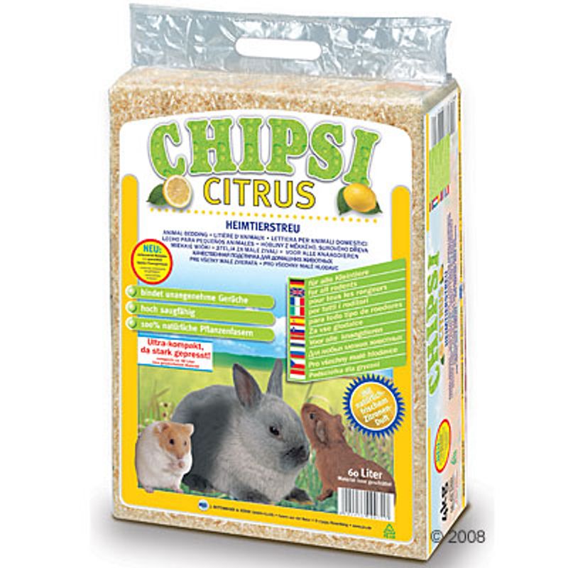 Litière Chipsi Citrus à prix discount sur bitiba.fr