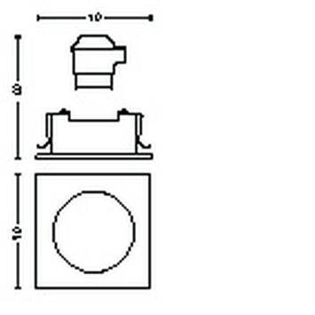 Philips Enneper inbouwspot 3xGU10