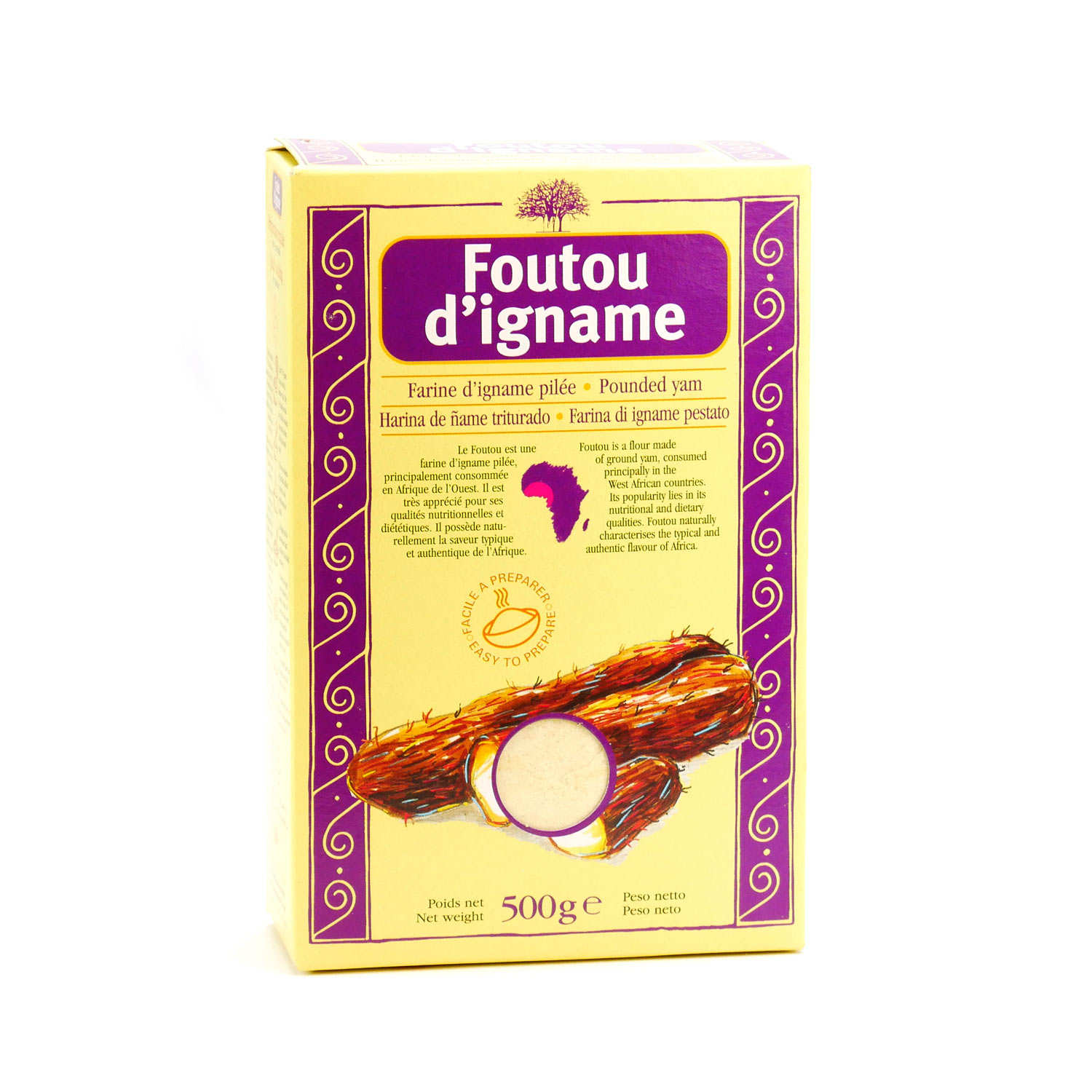 Farine d'igname pour foutou