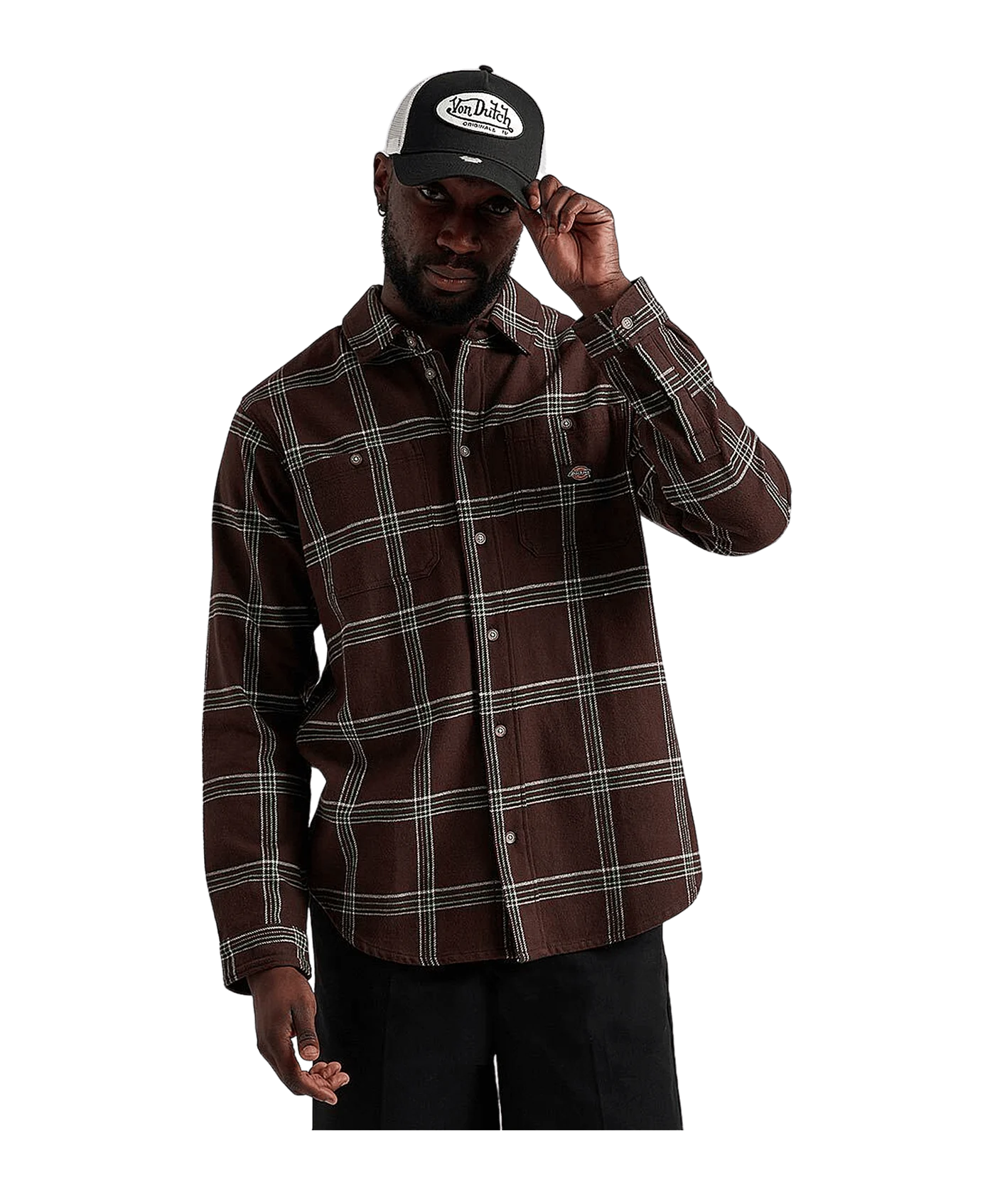 Von Dutch Boston Trucker Cap Schwarz Weiss