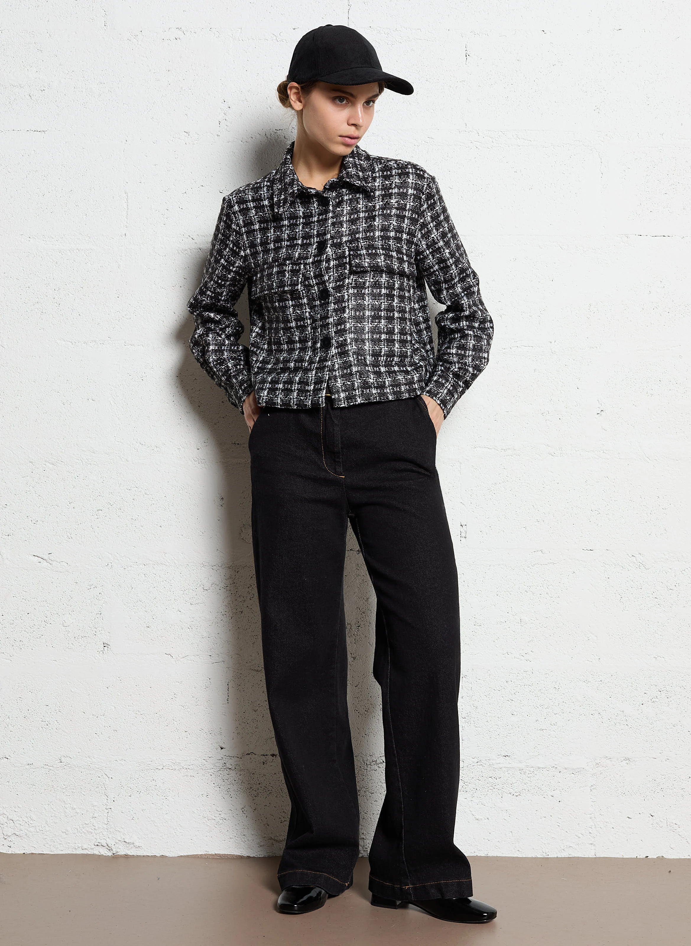 BONNIE - Babies en cuir| Noir
