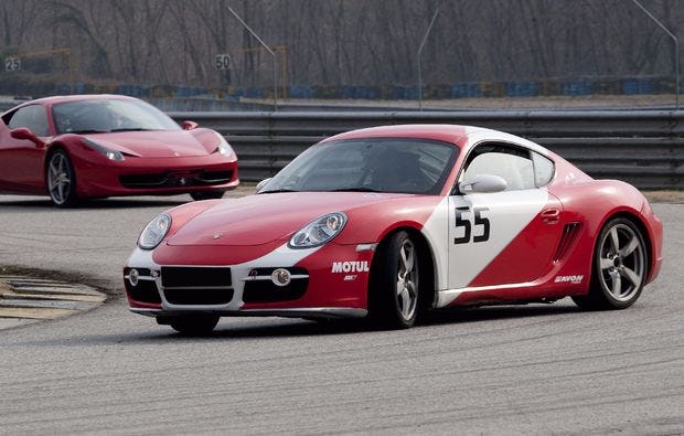 Ein Porsche Cayman Cup selber fahren