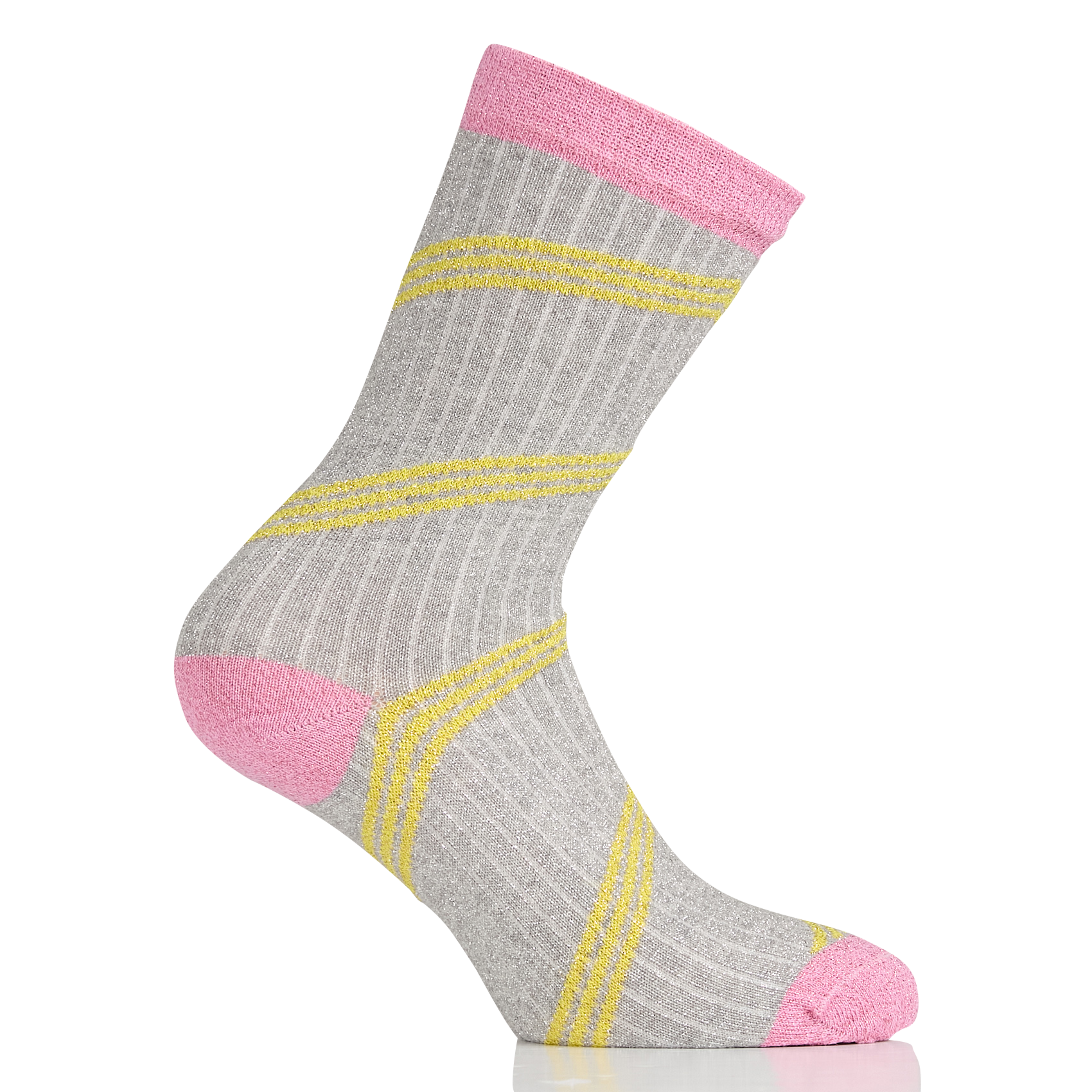 COLA JET - Chaussettes rayée en coton mélangé | Multicolore