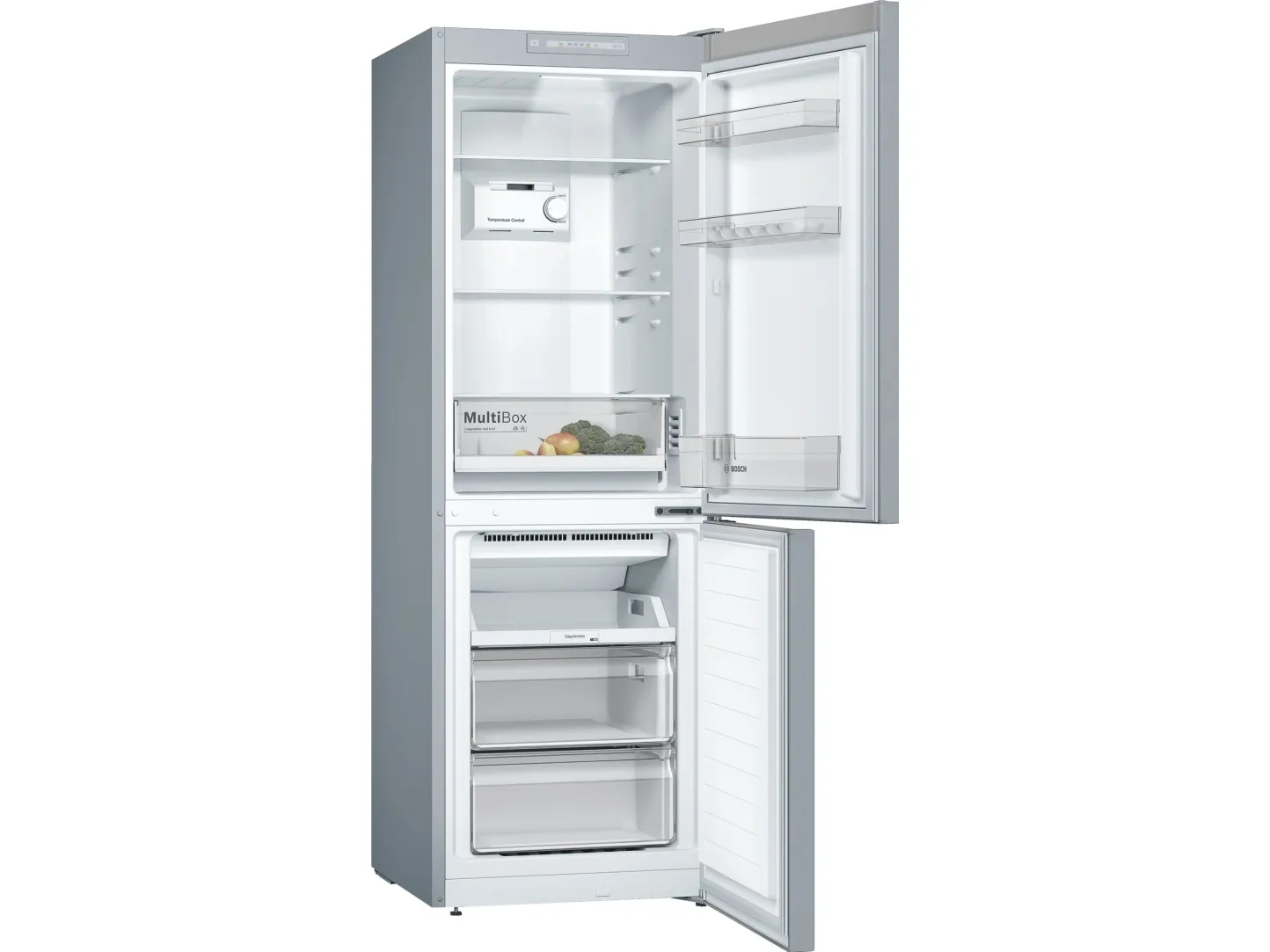 Bosch Serie 2 KGN33NLEB med NoFrost, intet behov for afrimning. LED-belysning og A