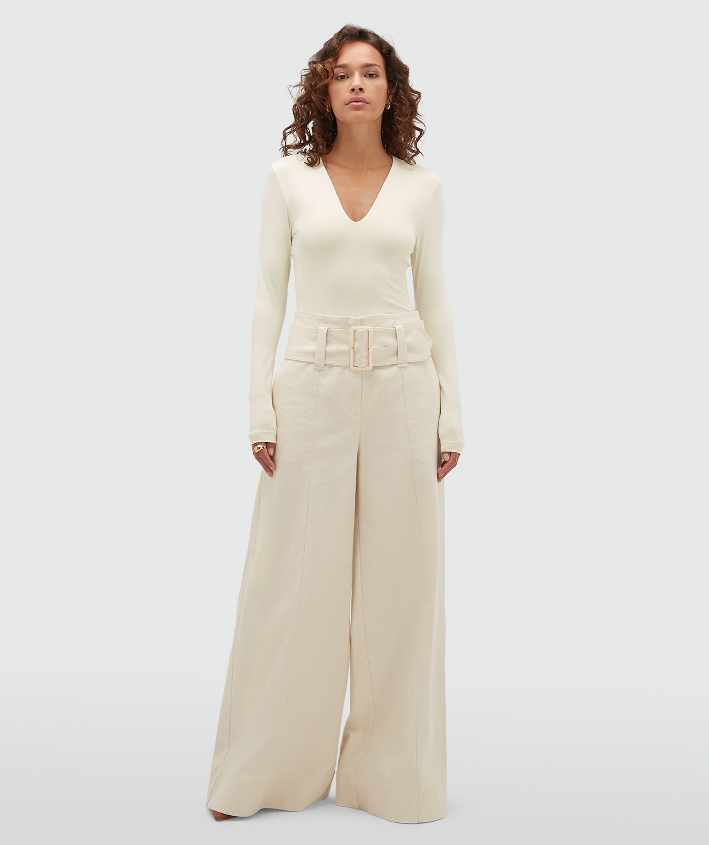 JV-WYREN slim fit body - cloud white