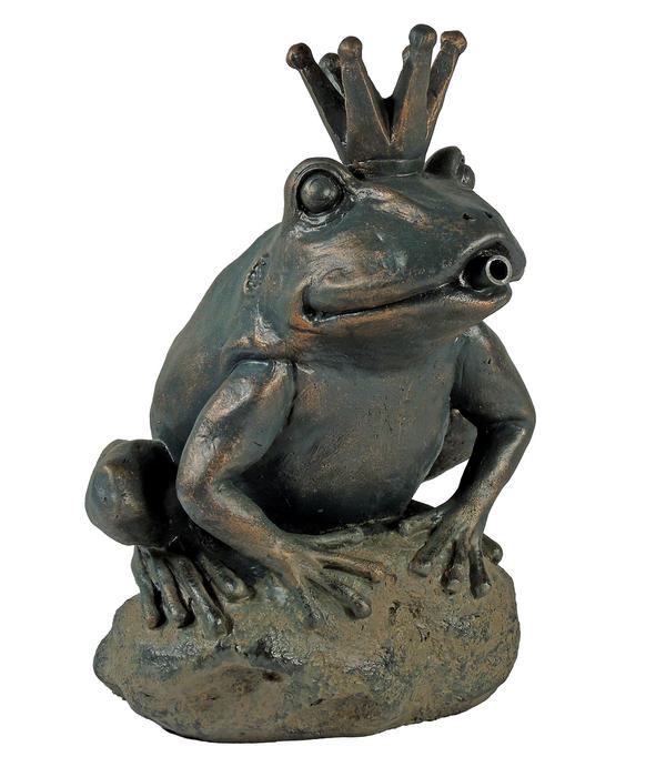 Ubbink Polyresin-Wasserspeier Froschkönigin,