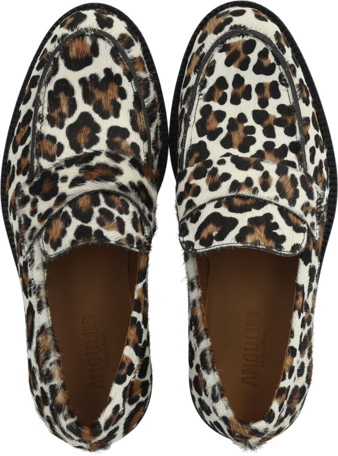 ANGULUS Chunky Penny loafer 3620 leopard
