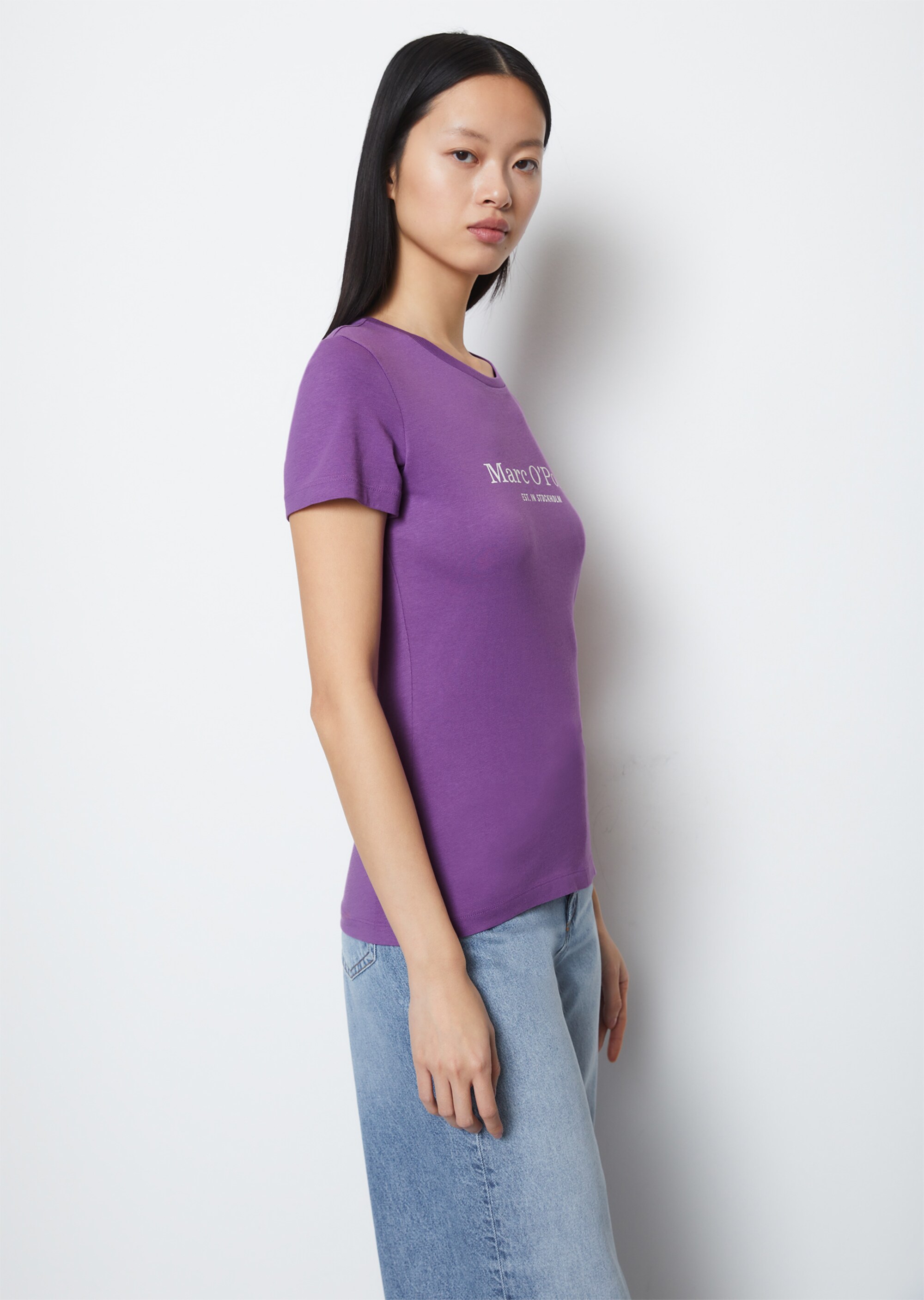 Logo-T-Shirt regularaus Organic Cotton