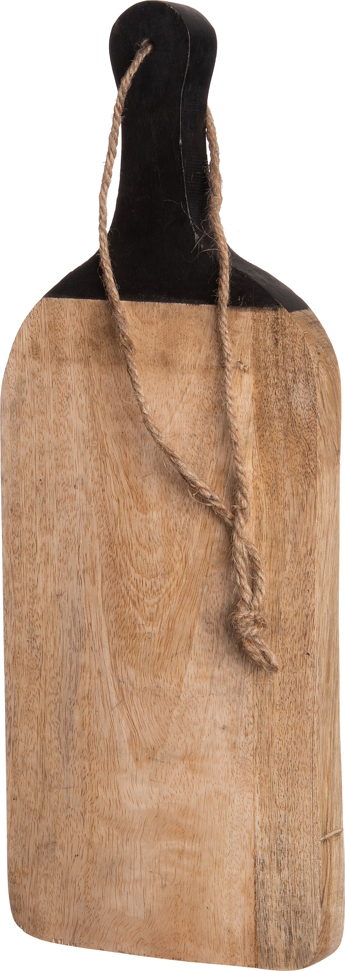 Intratuin snijplank Max naturel / zwart 45 x 15 x 2 cm