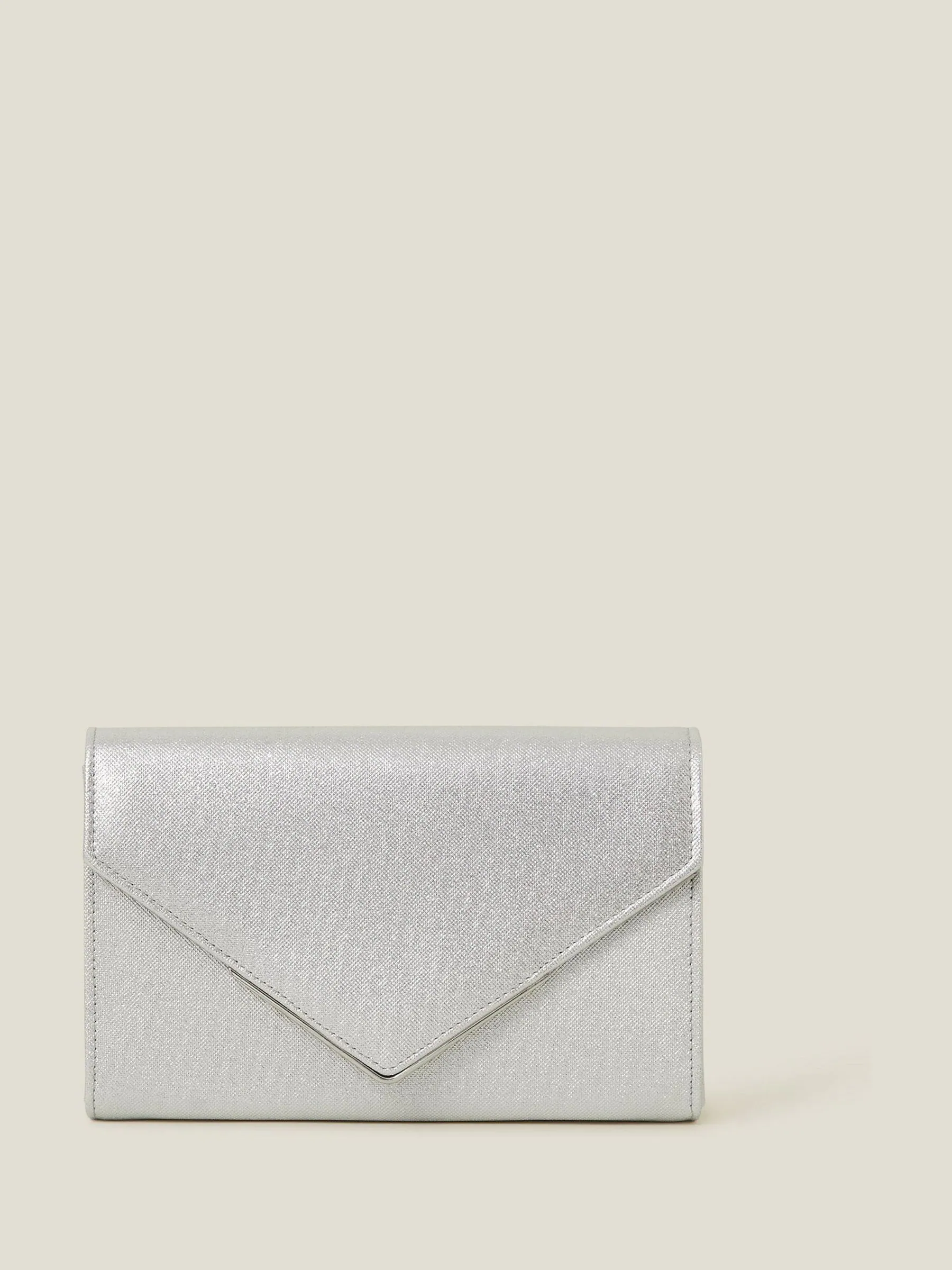 Accessorize metallic envelop handtasje
