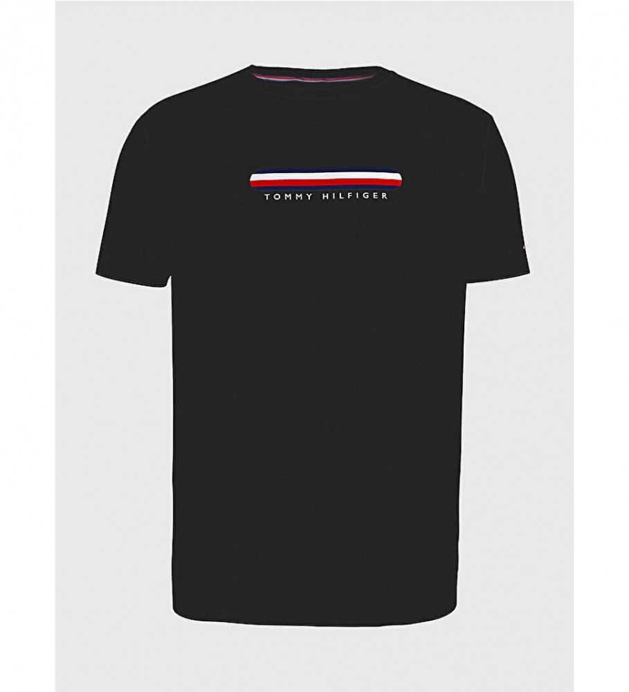 Camiseta Tommy Hilfiger Signature Preta
