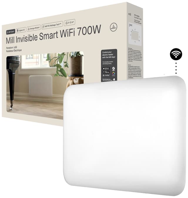 Mill Invisible Wi-Fi Gen4 panelradiator PA700WIFI4 (hvid)