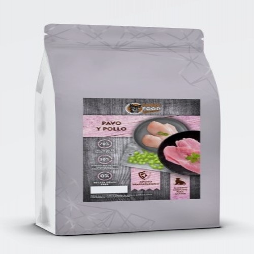 Ração Forcefood Gourmet Junior de peru e frango para gatinhos