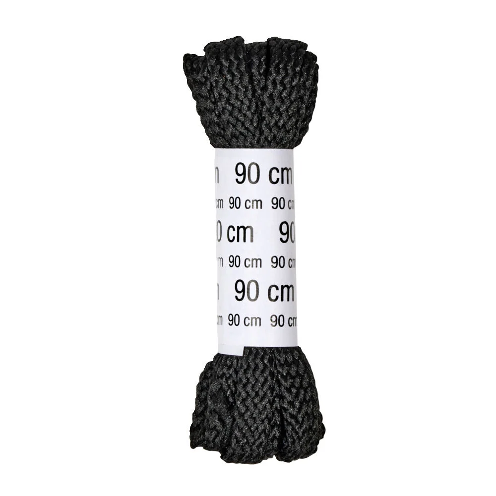 Paire de lacets noirs ou blancs L120cm (2 modèles)