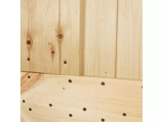 Porte coulissante et kit de quincaillerie 70x210 cm pin massif