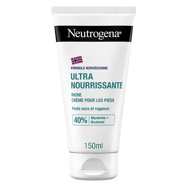 Neutrogena Ultra Nourrissante Crème Hydratante Pieds Très Secs et Abîmés 150ml