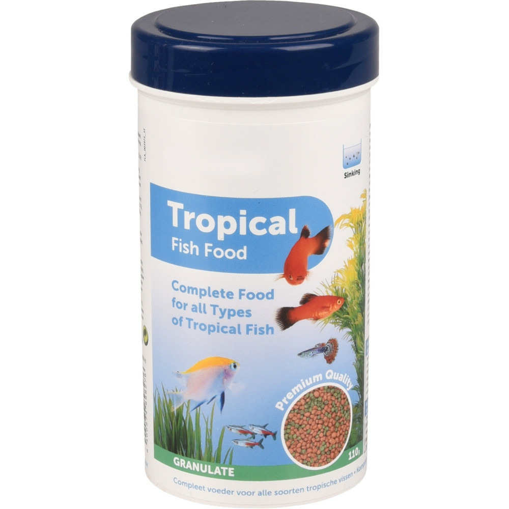 Aliment granulé tropica pour poisson 250 ml, 110 g