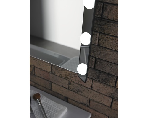 LED spiegel opbouwlamp Hollywood S3 IP 44 (beschermd tegen vreemde voorwerpen en spatwater) 60 cm breed
