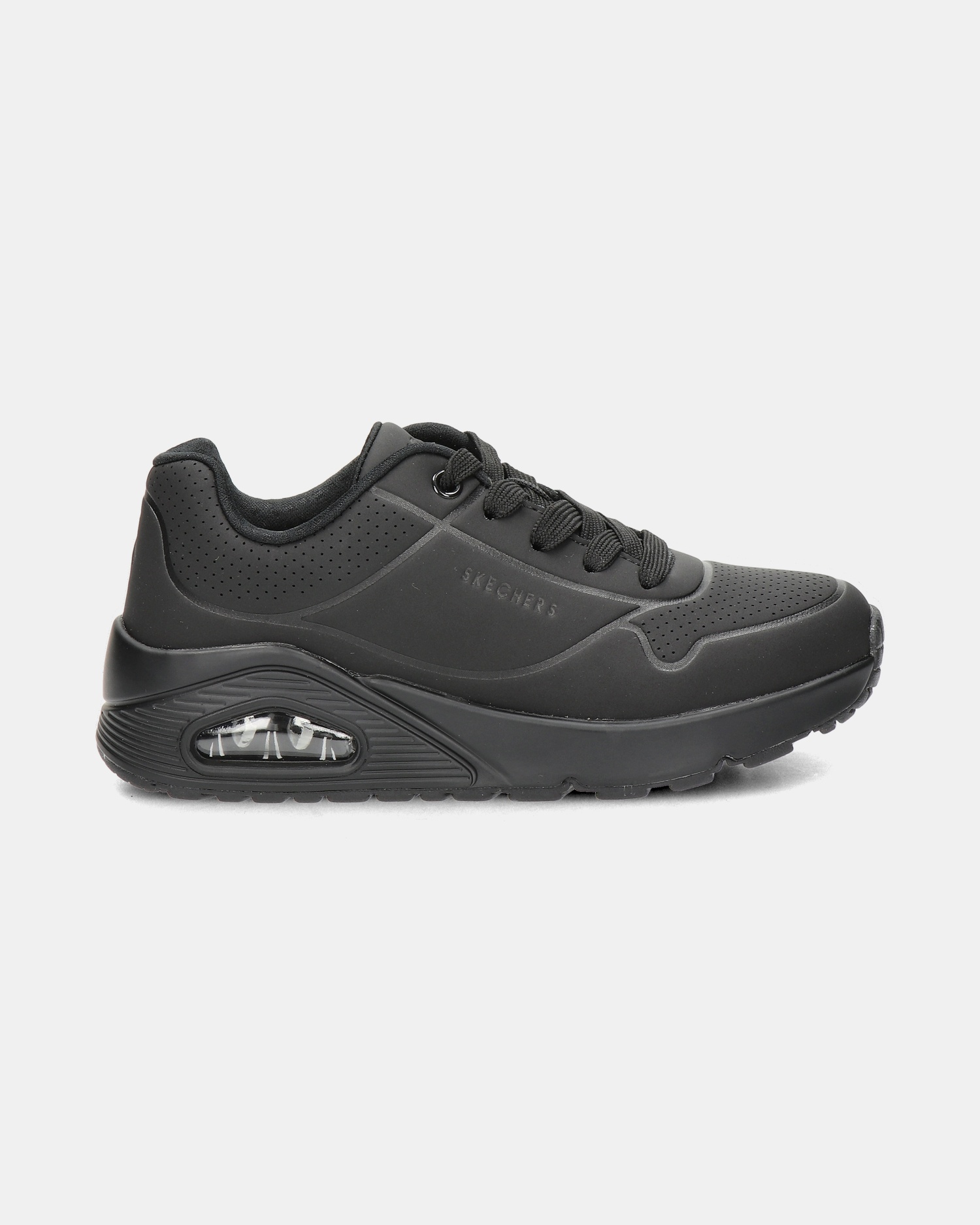 Skechers Street Uno Lage sneakers  - zwart