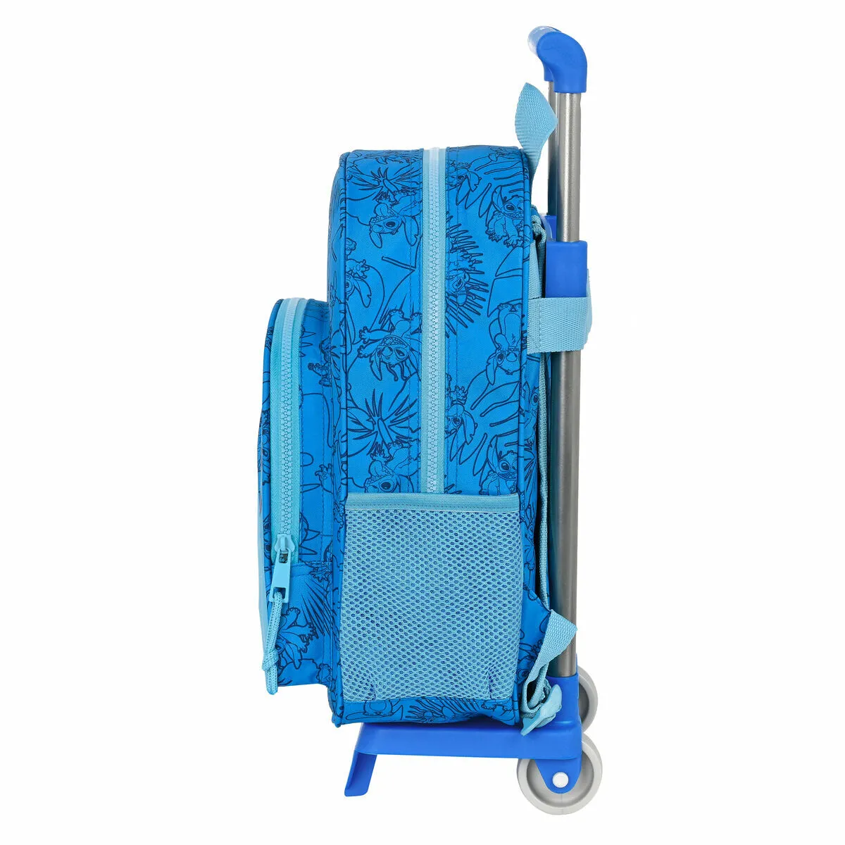 Stitch Cartable à Roulettes - Bleu