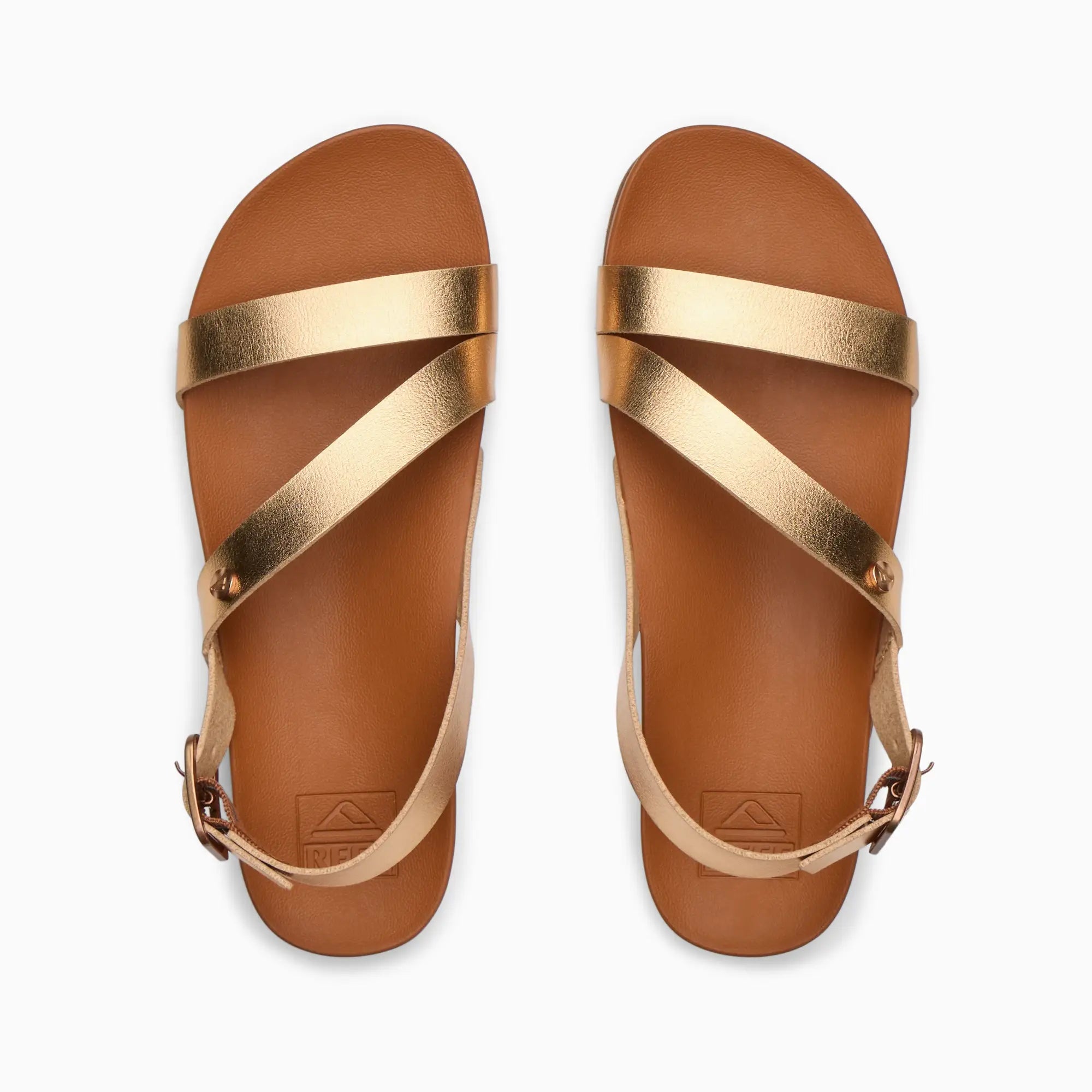 Vista Strappy With Back Strap Bronze