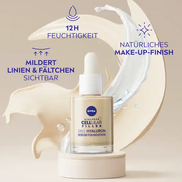 Cellular Filler 3in1 Hyaluron Serum Foundation 02 Mittel