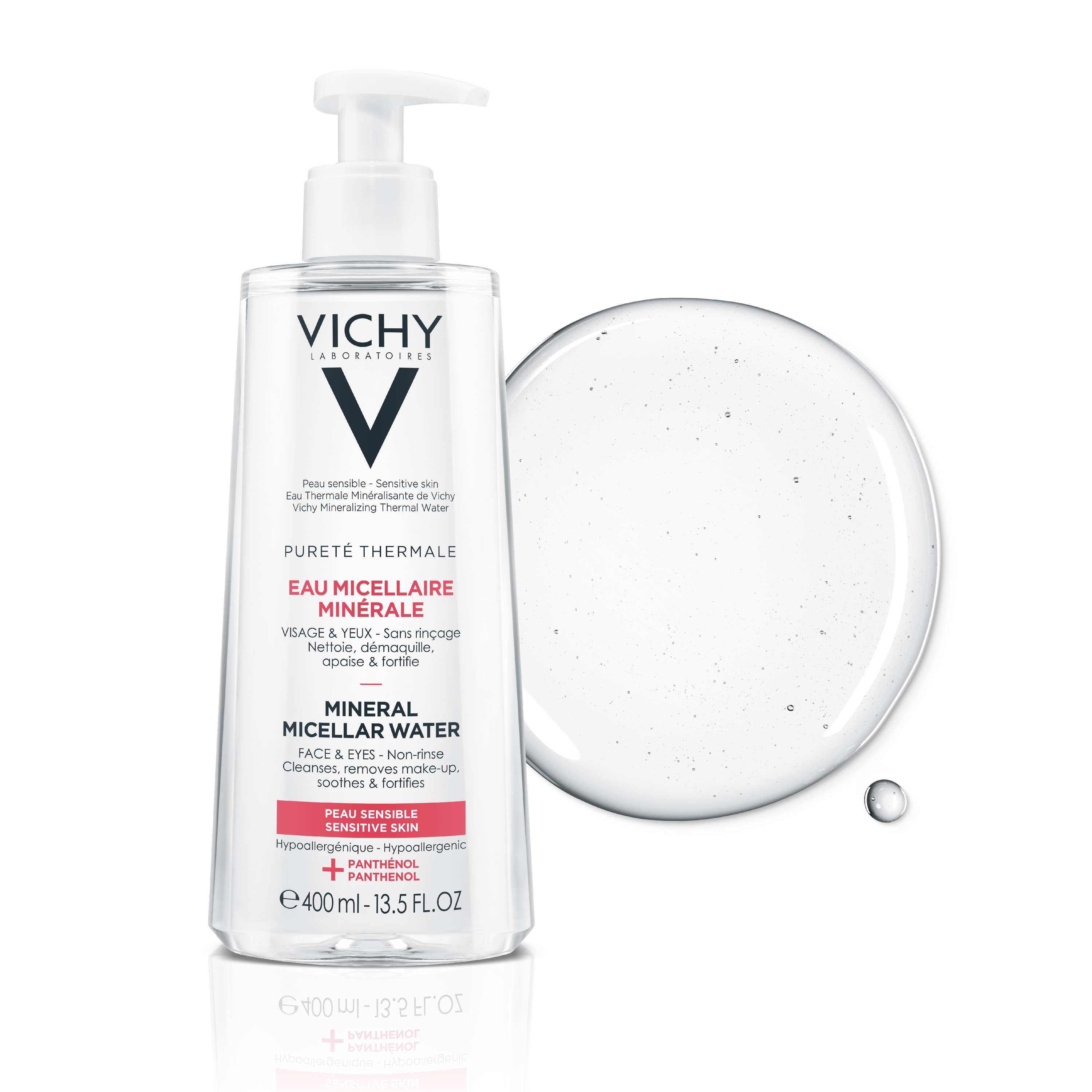Vichy Pureté Thermale Mizellen Reinigungsfluid empfindliche Haut Fl 400 ml