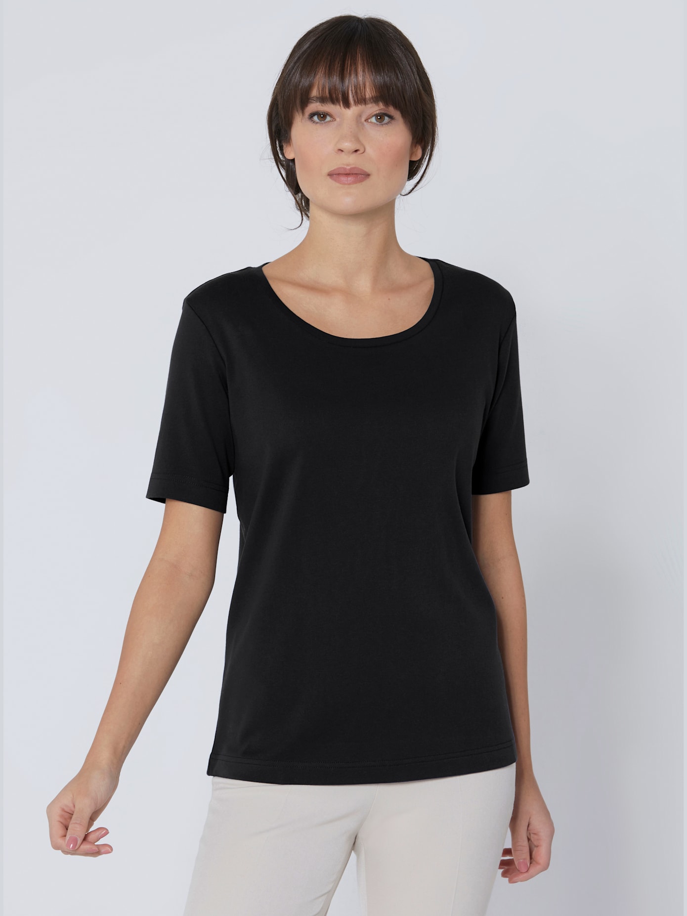 T-shirt coton brillance