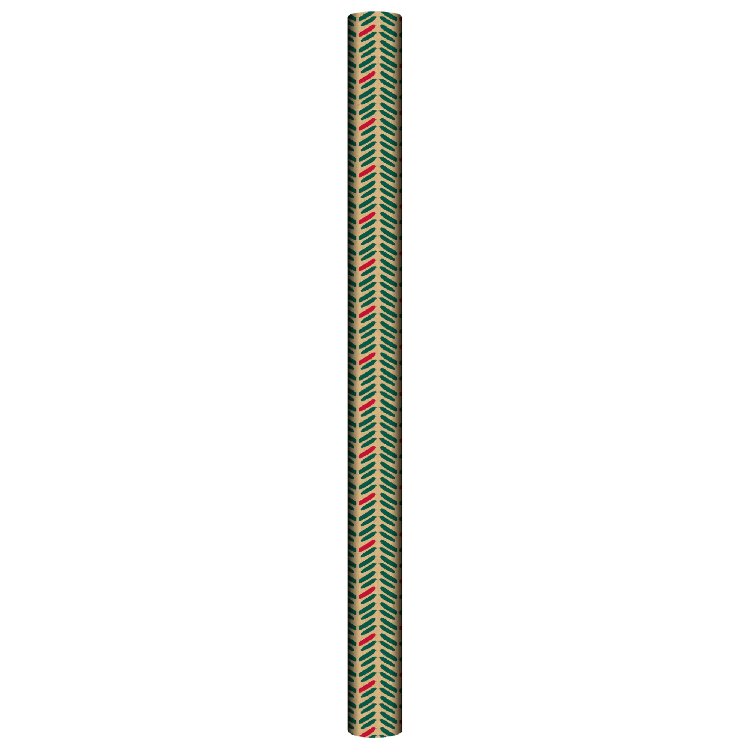 PAPIER CADEAU KRAFT IMPRIME 200X70CM