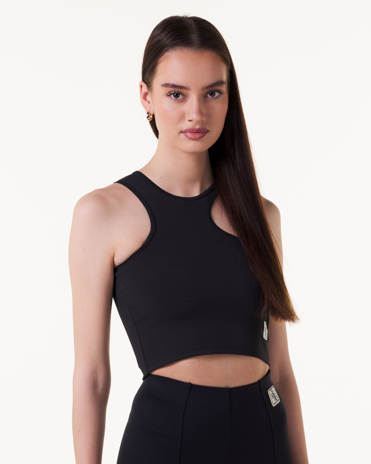 Bumpro Work to Workout Asymetric Top Black