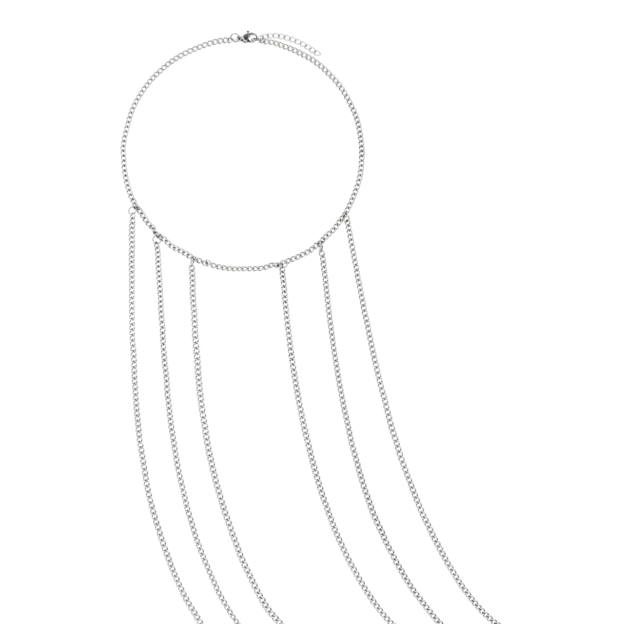 Stalen bodychain schouder
