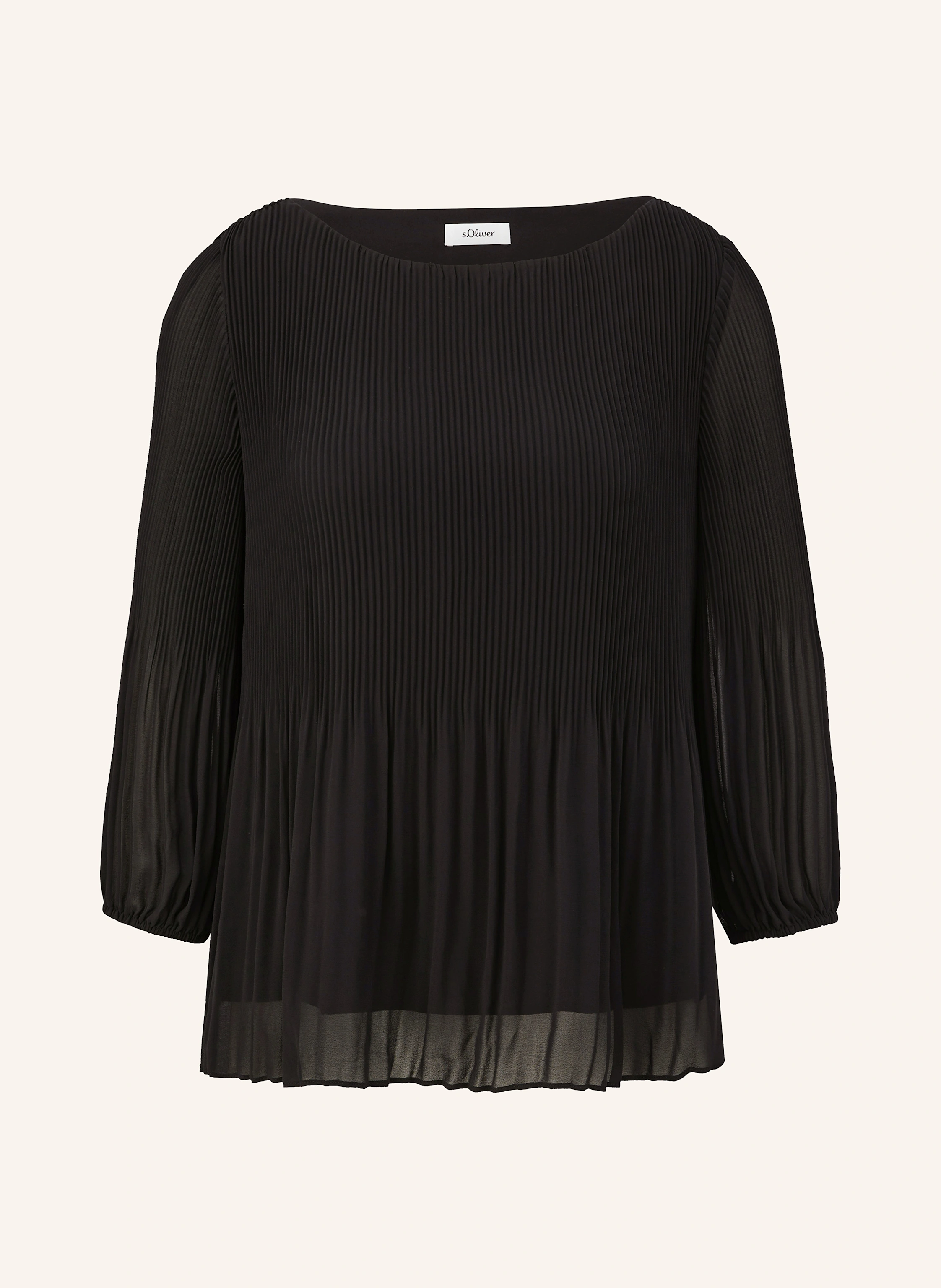 s.Oliver BLACK LABEL Blusenshirt mit Plissees
