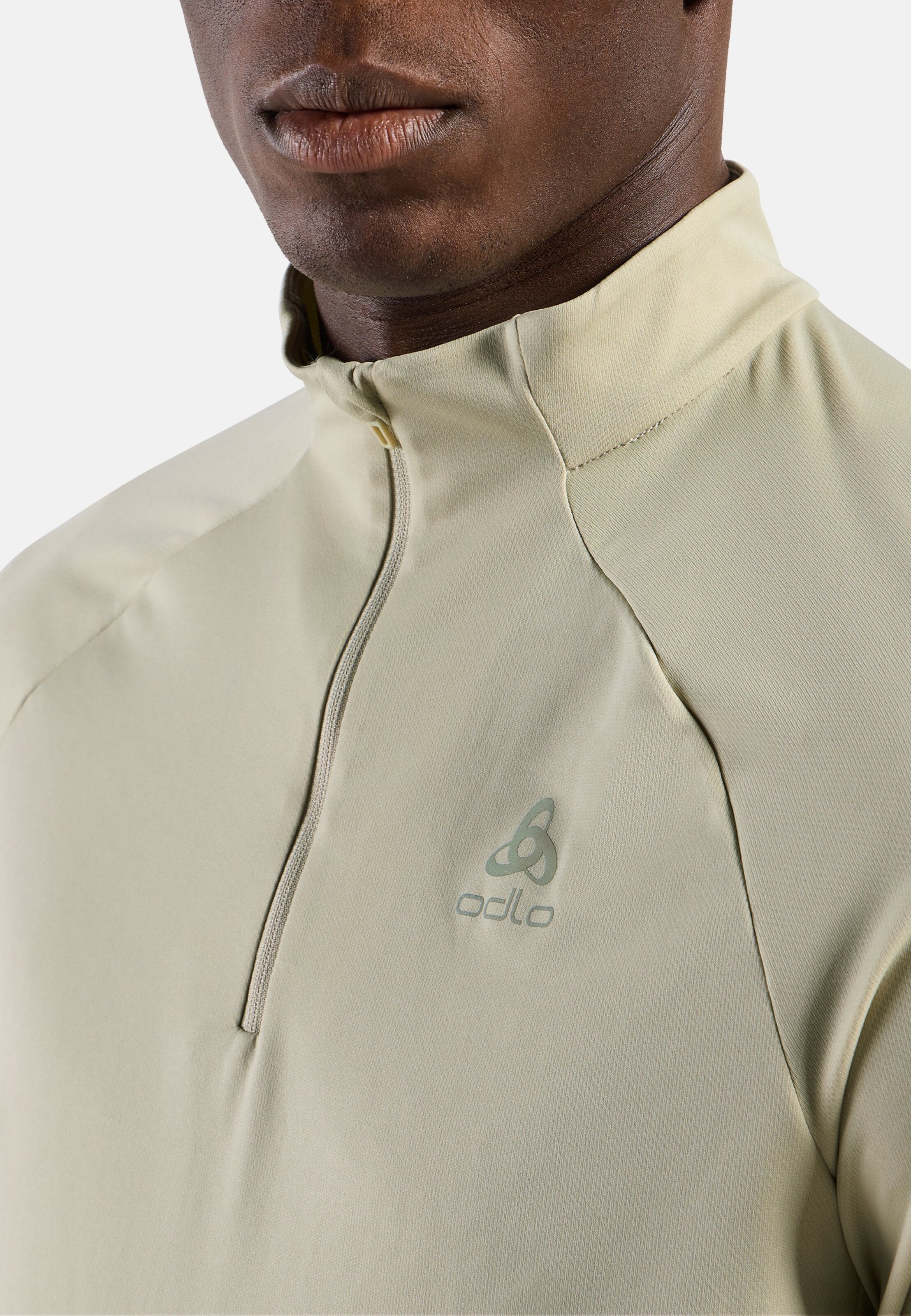 Herren Essentials Mid Layer in agate gray