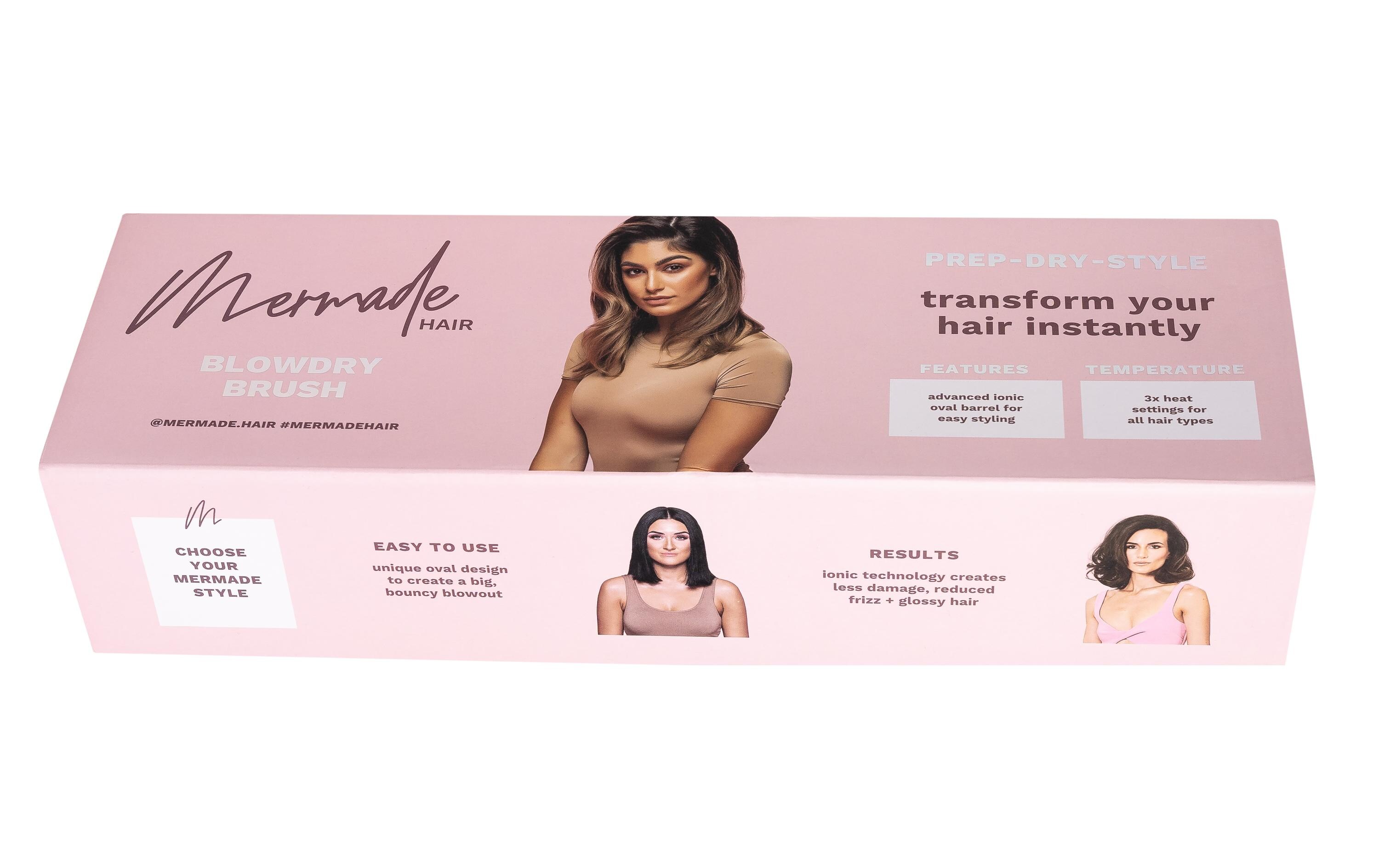 Warmluftbürste Blow Dry Brush PinkWarmluftstyler