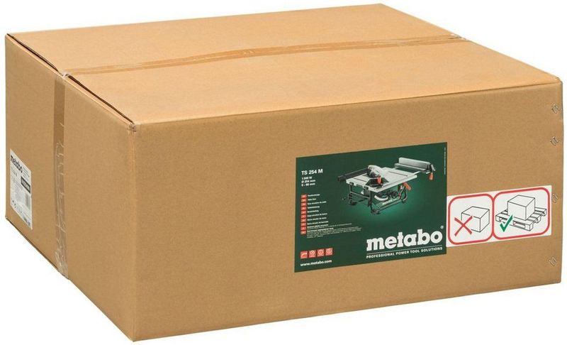 Metabo - Ts 254 M - Tafelzaag - Compact - Krachtige Motor - Elektronische Beveiliging