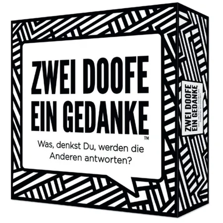 Kylskapspoesi Spiel Zwei Doofe ein Gedanke
