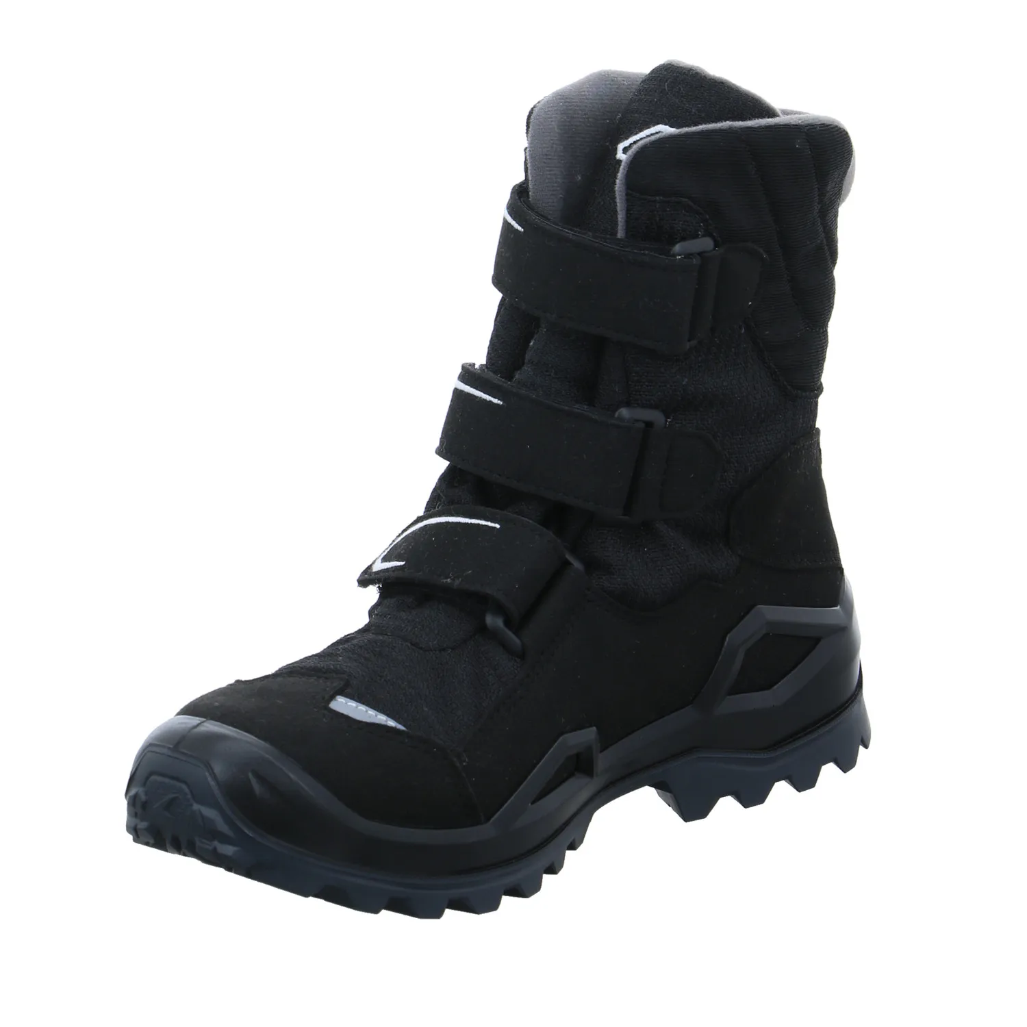 LOWA Jungen- Snowboot Membran Schwarz Textil  Winterstiefel