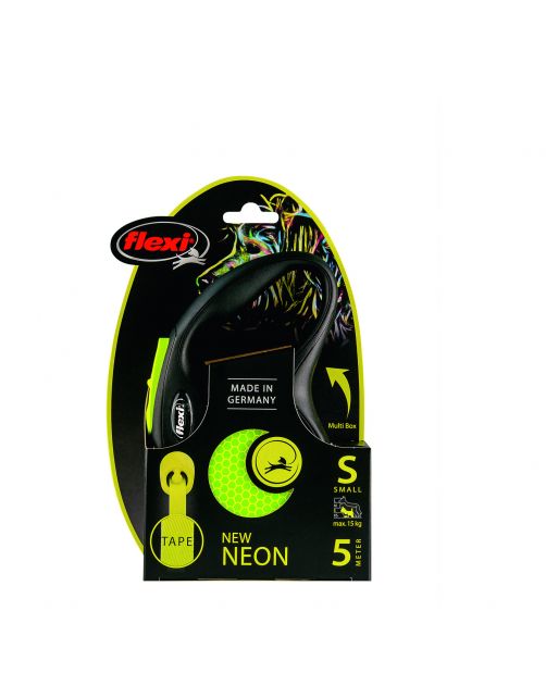 Flexi Rollijn New Neon Tape S 5 m - Hondenriem