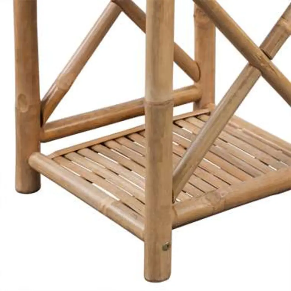 vidaXL - Staande Plank - Bruin - Bamboe