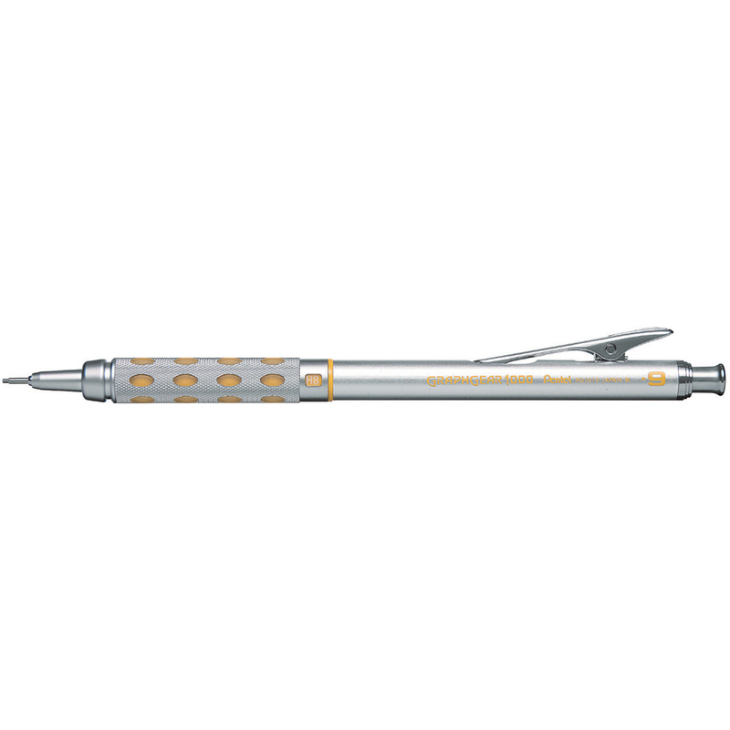 Pentel Druckbleistift Graphgear 1000, 0.9 mm, HB, silber