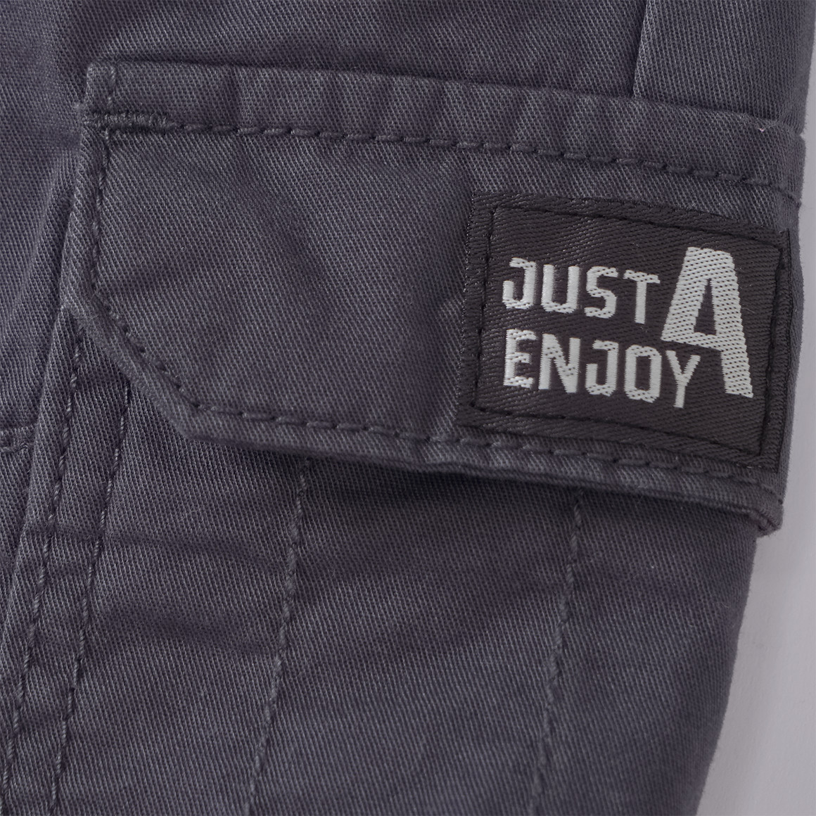 Topolino Jungen Cargo-Shorts mit elastischem EInsatz dunkelgrau