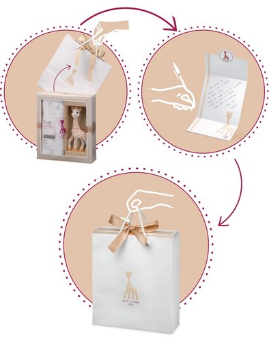 Coffret naissance Sophie la Girafe avec Lange - VULLI